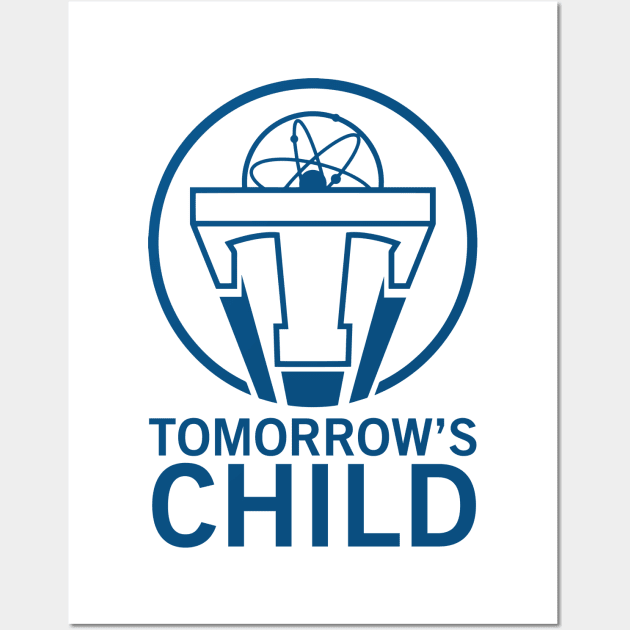 Tomorrowland Logo - Blue Wall Art by chwbcc